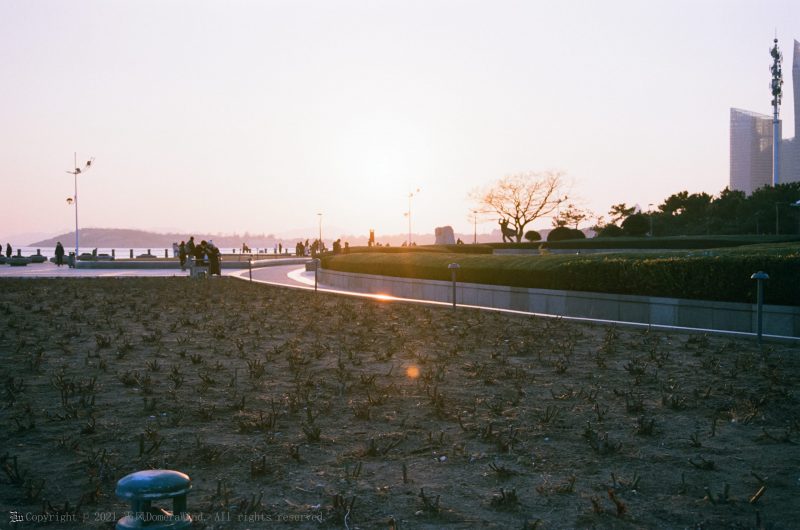 音乐广场-夕阳